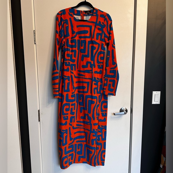 D’Iyanu Chidima African Print Stretch Midi Dress - Picture 6 of 8